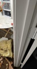 Water Damage Restoration in McKinney TX - Moisture Around Door Frame