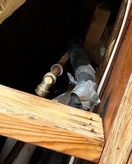 Water Damage Repair in McKinney TX - Hidden Leak and Improper Fix