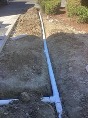 Discharge and RainDrain Line