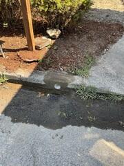 Curb Hole For Drainage