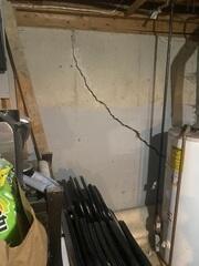 Cracked and Leaky Basement has an Effective Solution Installed in Buffalo, NY