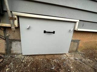 New Crawl Space Door