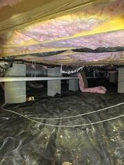 Unencapsulated Crawl Space