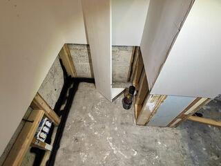 Basement Post-Water Remediation