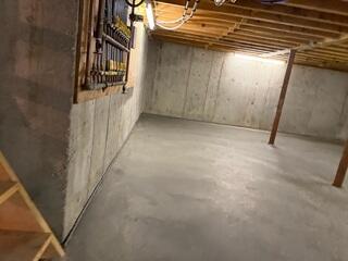 New Slab Floor & WaterGuard Drainage