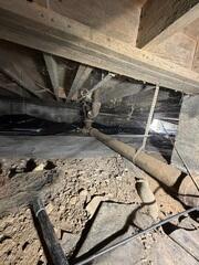 Crawl Space During Inspection