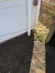 After Photo of Gutter Downspout