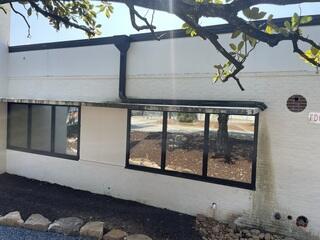 Full view of new gutter system