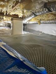 Drainage Matting Installed