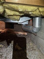 Crawl Space During Inspection