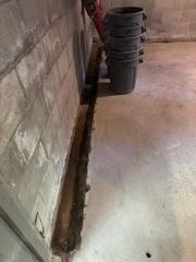 Interior Drainage Concrete Removal