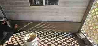 Cleaning The New Foundation Wall Extension