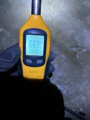 Checking Humidity Levels in the Crawl Space