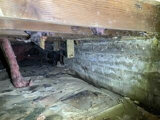 Dark and Dirty Crawl Space