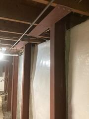 I-Beams for Wall Stabilization