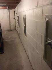 GeoLock Wall Anchor System Along Foundation