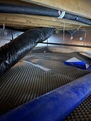 Installation of Draining matting