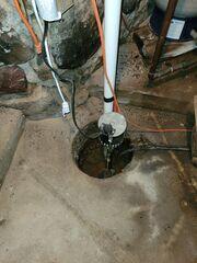 Failing Sump Pump Before Replacement