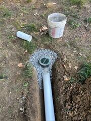 Buried Discharge Line Installation