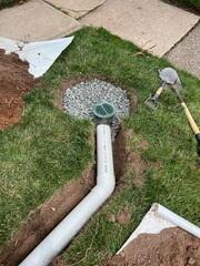 Discharge Line Installation Progress