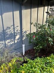 RainDrain Attached To Gutter Downspout