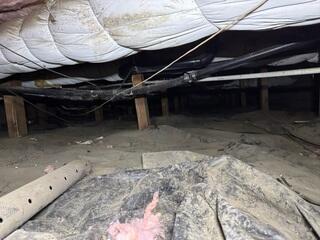 Lifting Foundation and Waterproofing Crawl Space - Eugene, OR