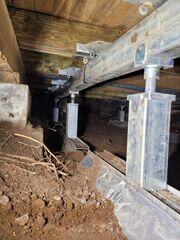 SmartJack Structural Support System Installed