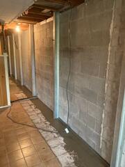 PowerBrace Wall Stabilization System and WaterGuard Installation