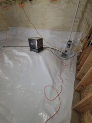 A Beautiful, Encapsulated Crawl Space With our SaniDry Sedona