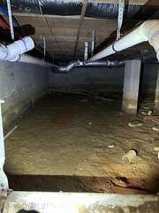 Damp Crawl Space