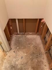 Flood Mitigation and Drywall Removal