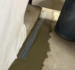 TrenchDrain Grated Basement Drain