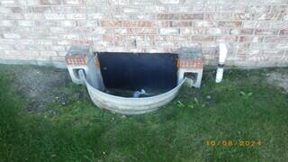 Crawl Space Entry Allowing Moisture and Cold Air Before Work Began