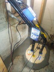 Completed TripleSafe© Basement Waterproofing System