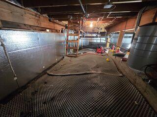 Crawl Space Encapsulation In Progress