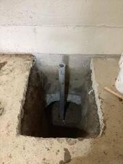 Installing The Helical Pier Post