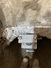 Bracket Attached To Foundation