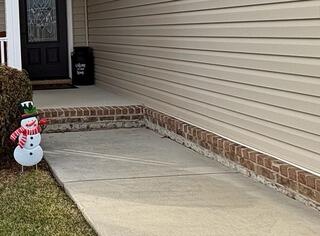 Front Entry Concrete Settlement