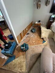 Water Damage Restoration from Hot Water Leak in Oakwood