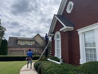 Starting the Gutter Shutter installation