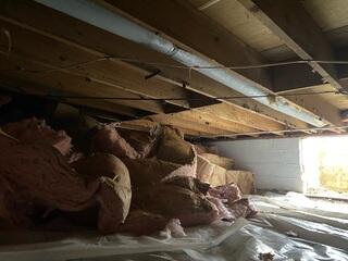 Dirty Crawl Space in Tipp City, OH