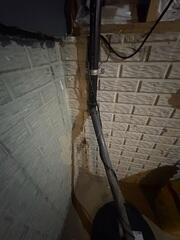 Wall Crack Before Repairs