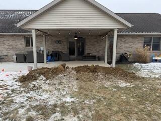 Finished Helical Pier Installation