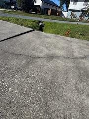 Settling Concrete Slab