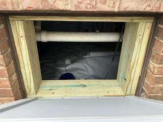 Crawl Space Door Frame