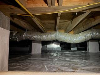Fully Encapsulated Crawl Space
