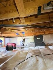 Sump Pump and Dehumidifier