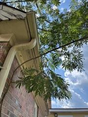 Gutter not flush to fascia