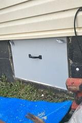 New Crawl Space Door