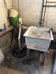 Water Struggling To The Sump